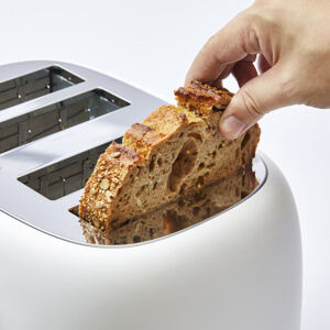 Tower Heritage White 4 Slice Toaster